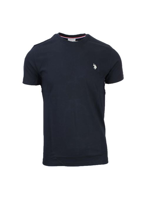 T-shirt mezza manica in cotone con logo US Polo Assn | TShirt | 6735949351199